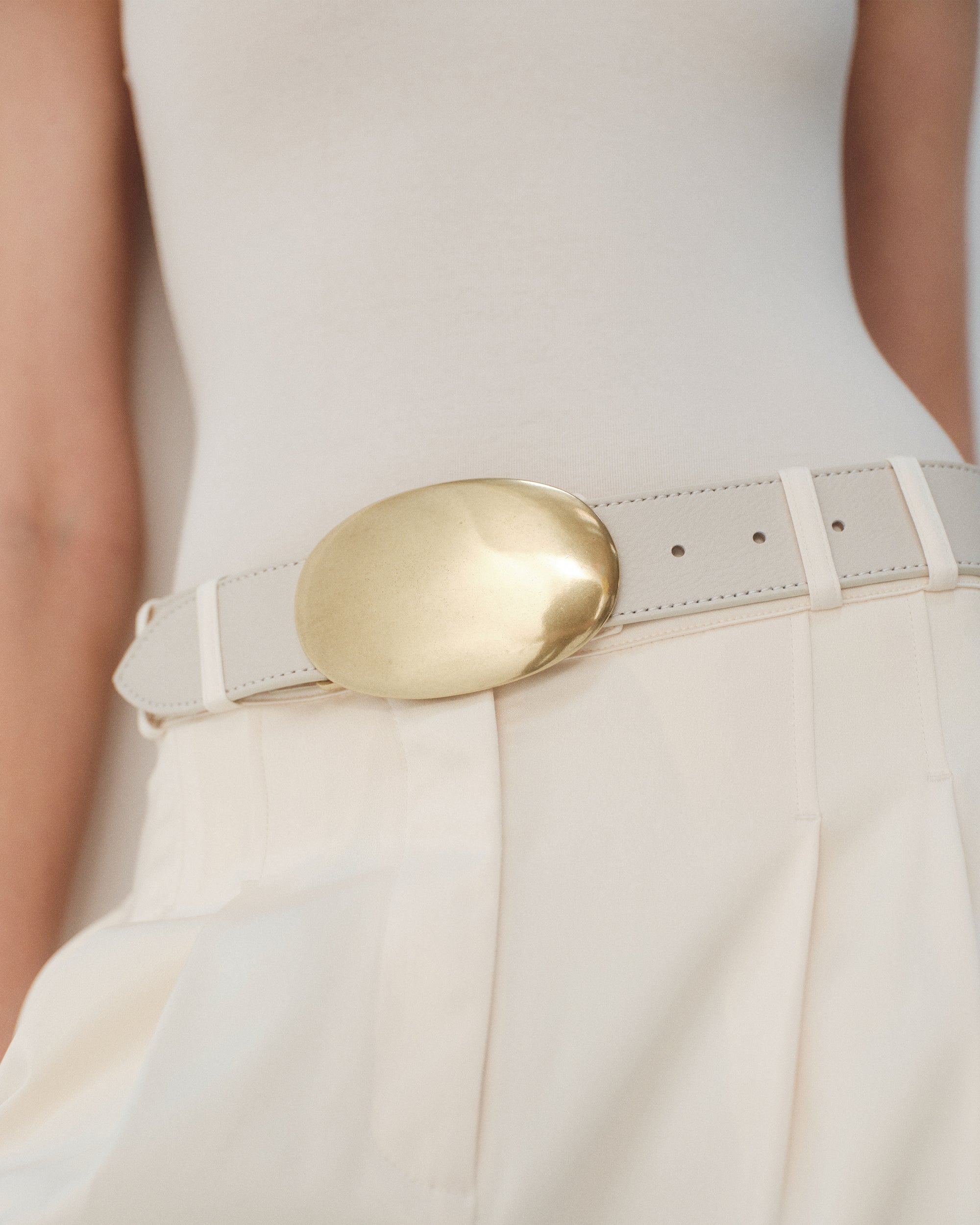 MYRA LEATHER BELT - BELT