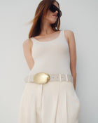 MYRA LEATHER BELT - BELT