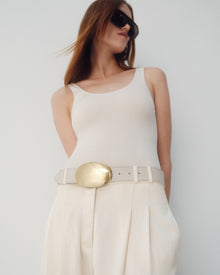 MYRA LEATHER BELT - BELT