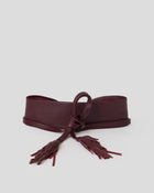 AALIYAH LEATHER WRAP Cabernet - BELT
