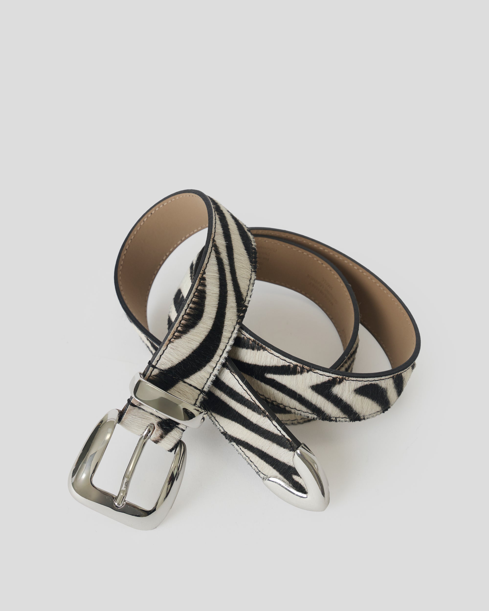 ESTI CALF-HAIR BELT