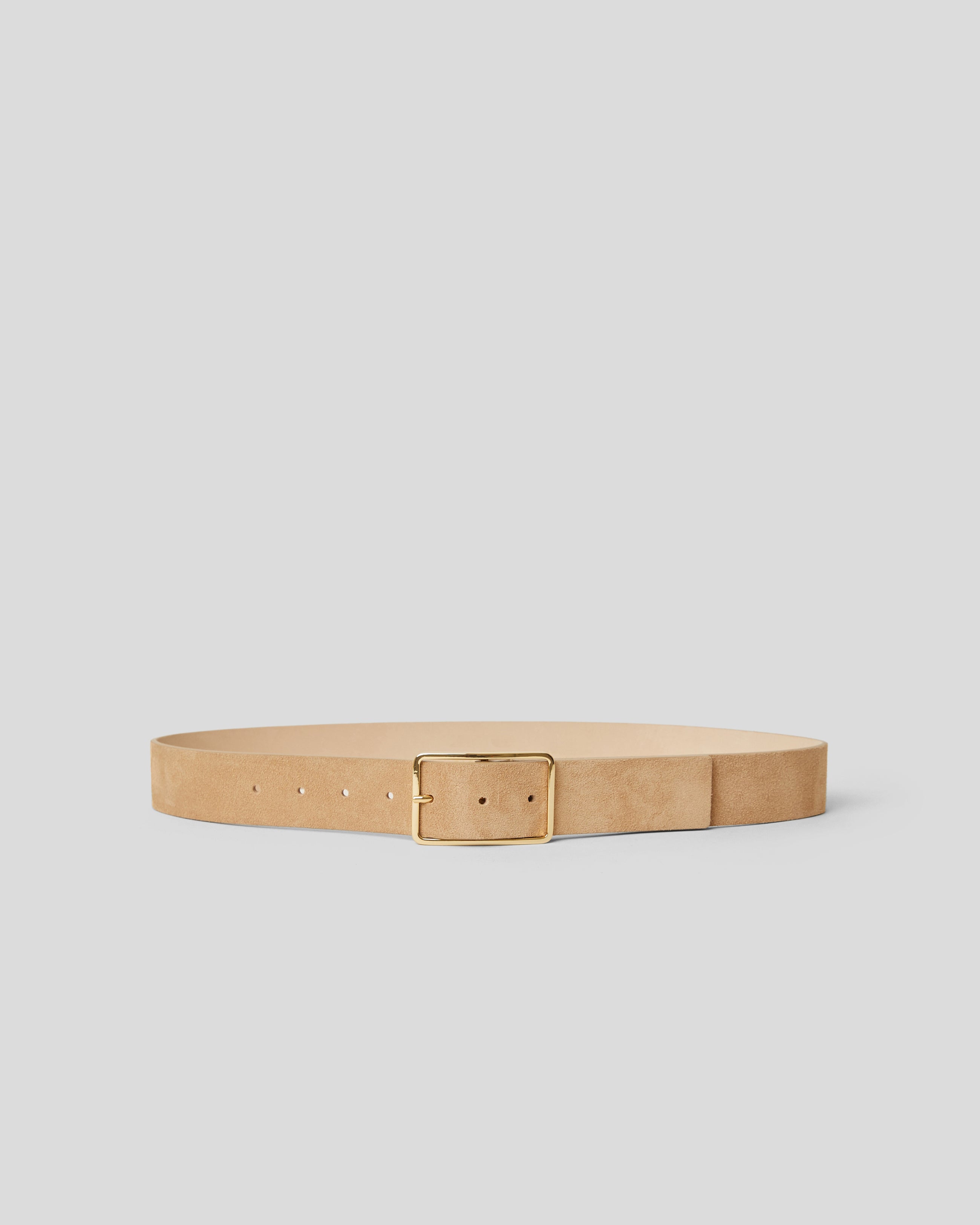 MILLA SUEDE BELT Sand Gold - BELT