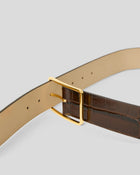 MILLA CROCO LEATHER BELT - BELT