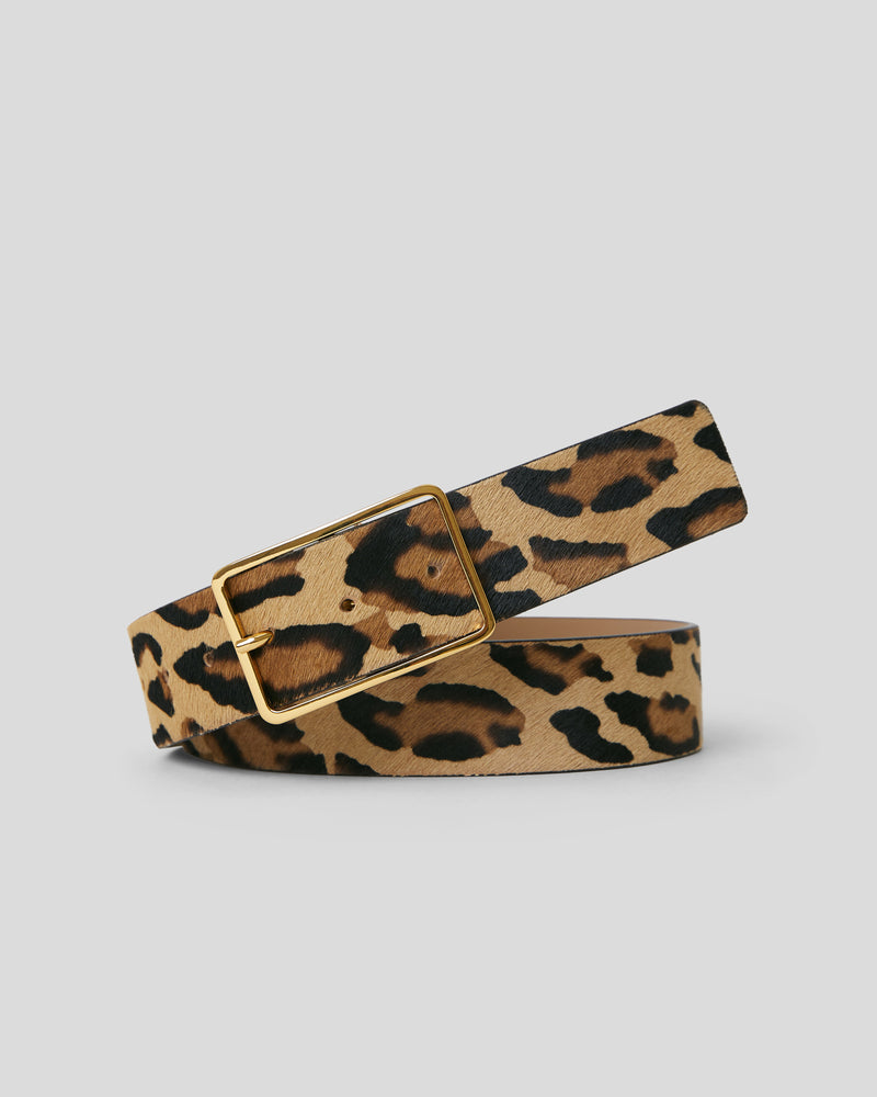 MILLA CALF-HAIR LEATHER BELT - BELT