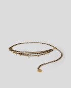 MADELYN CHAIN BELT Black Gold OS - BELT