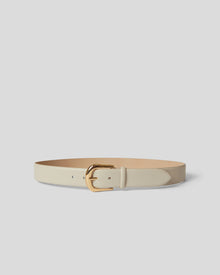 KENNEDY LEATHER BELT Bone Gold - BELT