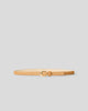 KENNEDY MINI CALF-HAIR LEATHER BELT Camel Gold - BELT