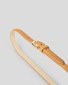 KENNEDY MINI CALF-HAIR LEATHER BELT - BELT