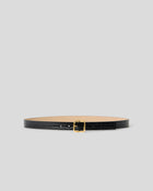 ELLIE CROCO LEATHER BELT - BELT