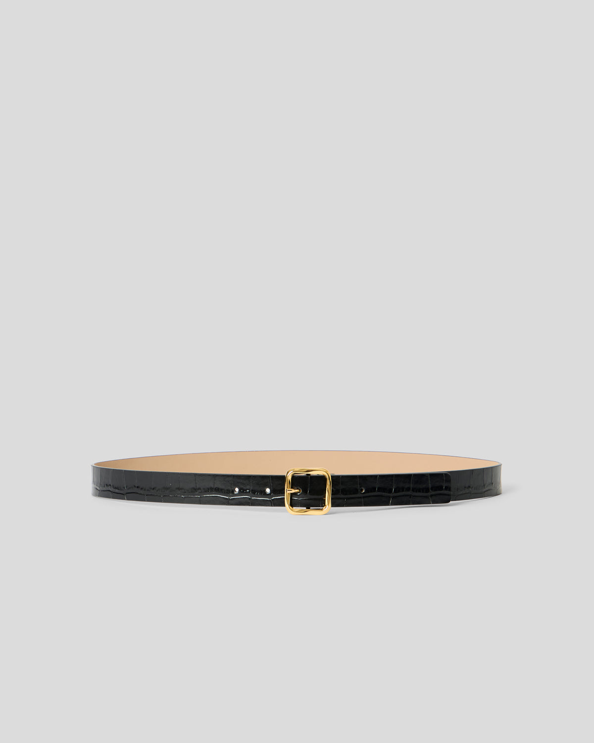 Ellie Croco Leather Belt