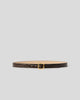 ELLIE CROCO LEATHER BELT - BELT
