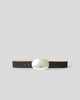 MYRA NUBUCK BELT Black Silver - BELT