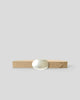 MYRA NUBUCK BELT Taupe Silver - BELT