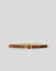 GREYSON MINI SUEDE BELT Chocolate Gold - BELT