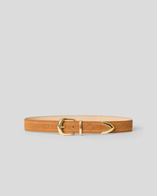 MARC SUEDE BELT Camel Gold - BELT