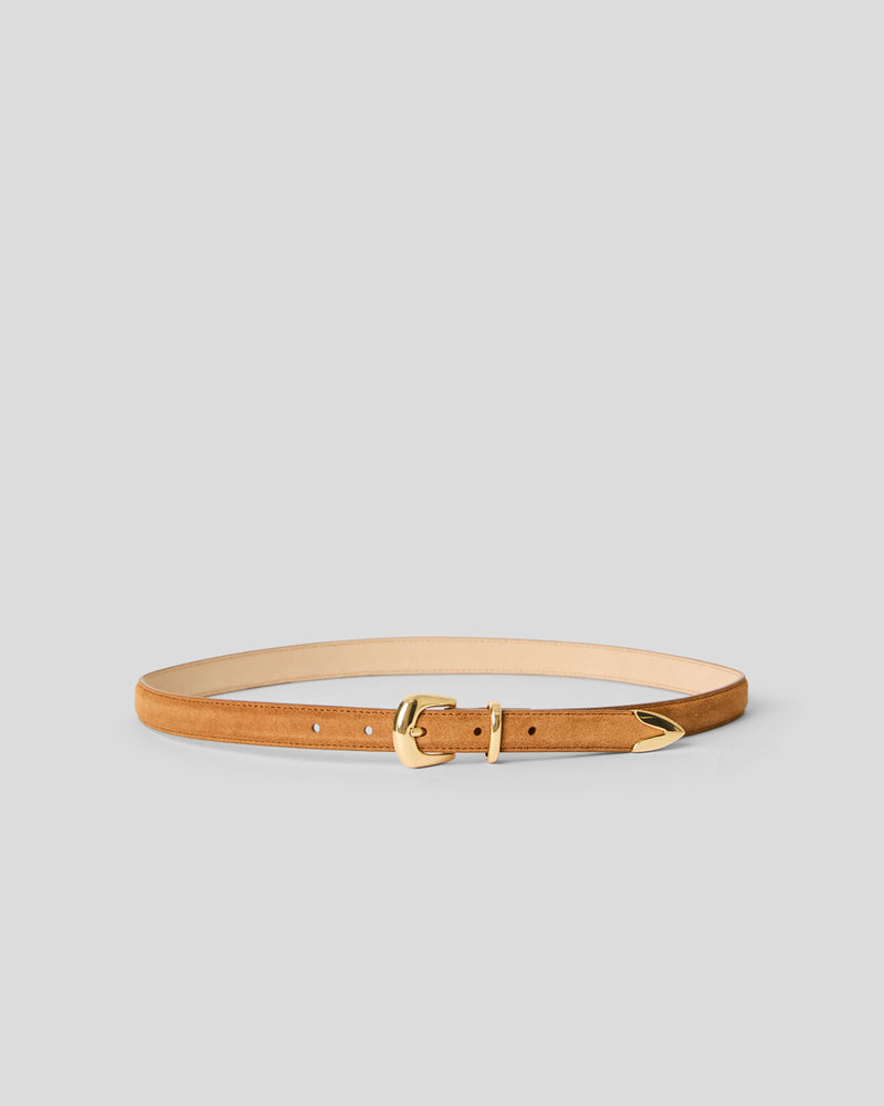 LEO SUEDE BELT Camel Gold - BELT
