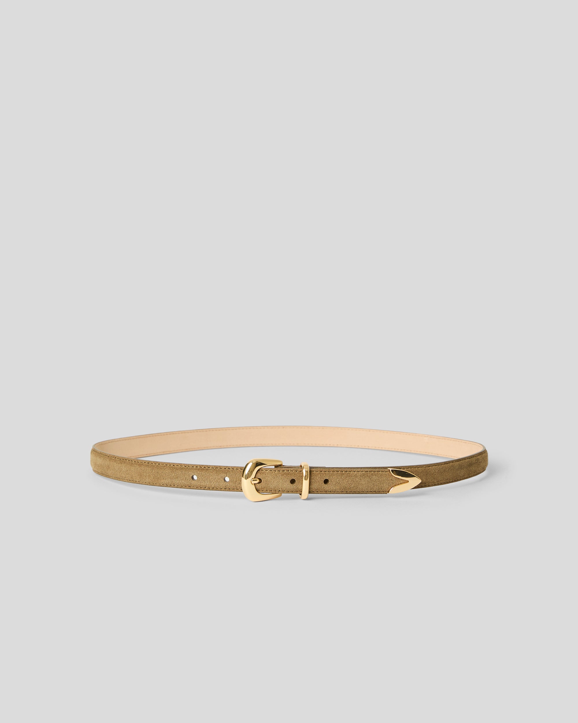 LEO SUEDE BELT Dk. Moss Gold - BELT