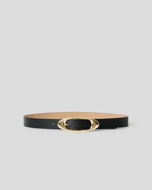 CANDICE LEATHER BELT Black Gold - BELT