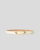 CANDICE LEATHER BELT Gesso Gold - BELT