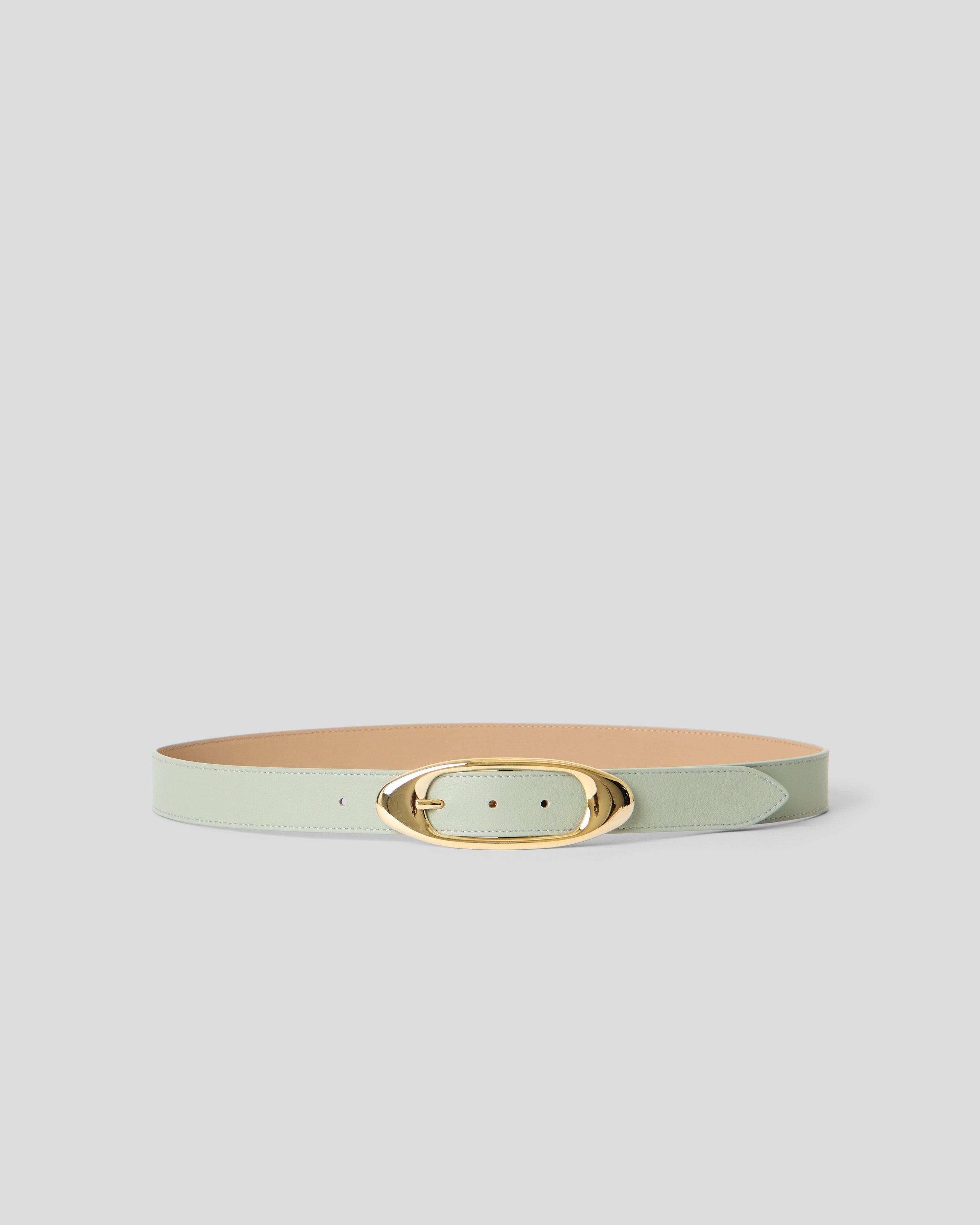 CANDICE LEATHER BELT Mint Gold - BELT