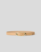 CANDICE LEATHER BELT Biscuit Gold - BELT