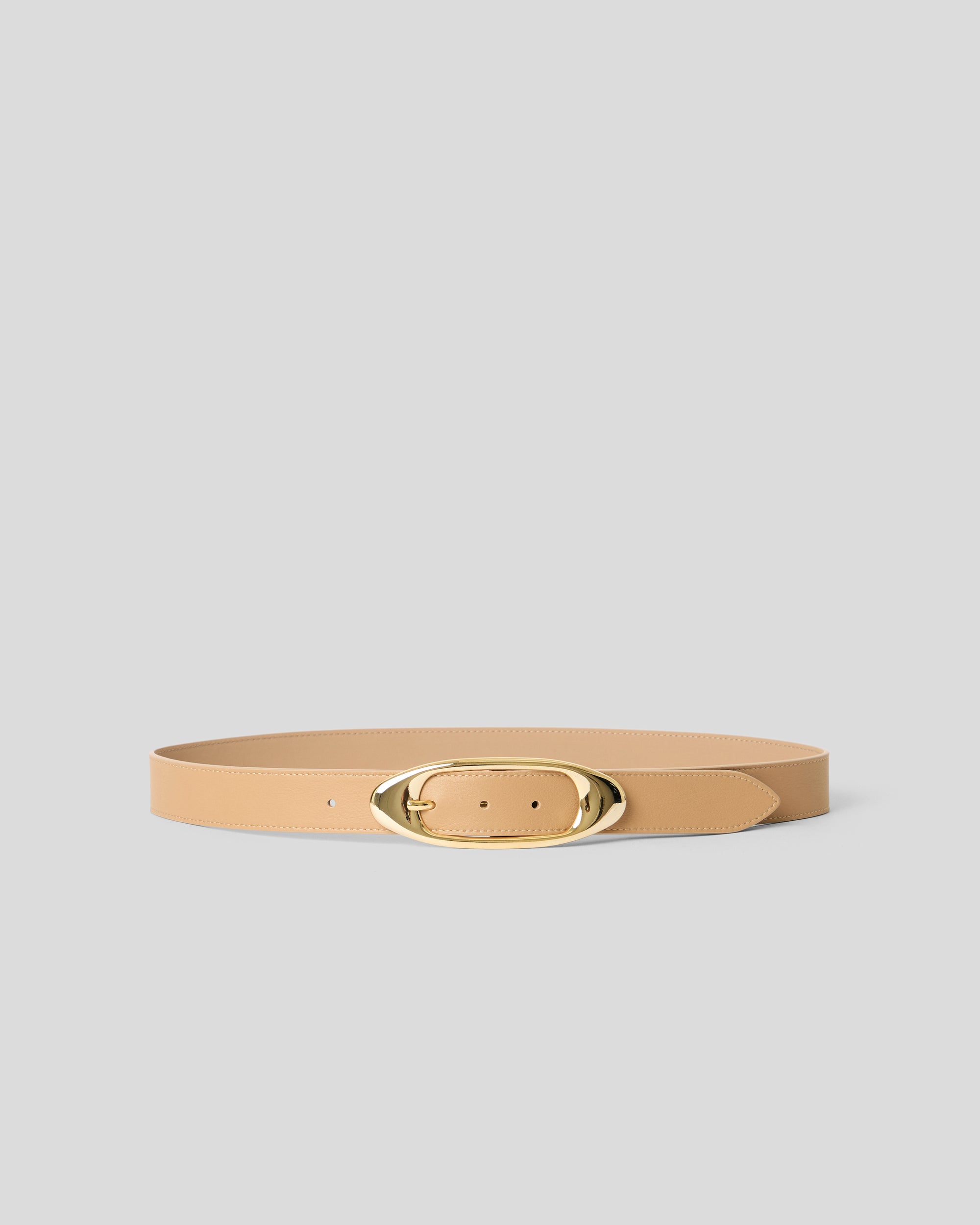 CANDICE LEATHER BELT Biscuit Gold - BELT