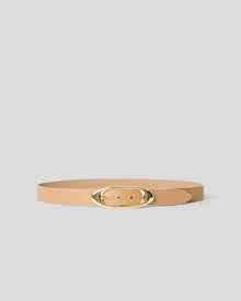 CANDICE LEATHER BELT Biscuit Gold - BELT