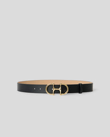 LOU LEATHER BELT Black Gold - BELT