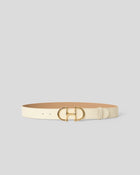 LOU LEATHER BELT Gesso Gold - BELT