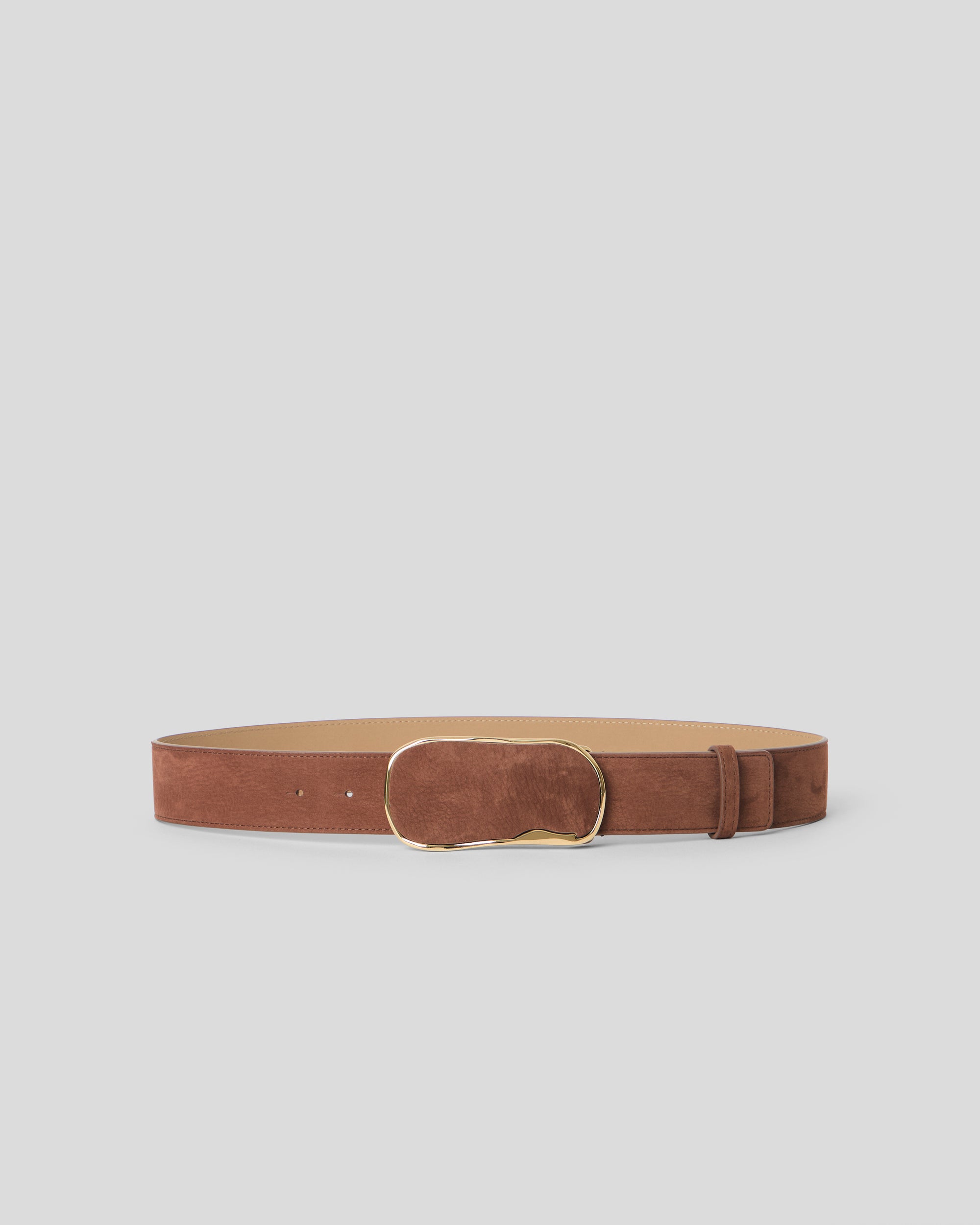 JONAH NUBUCK BELT Brownie Gold - BELT