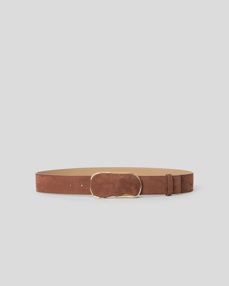 JONAH NUBUCK BELT Brownie Gold - BELT