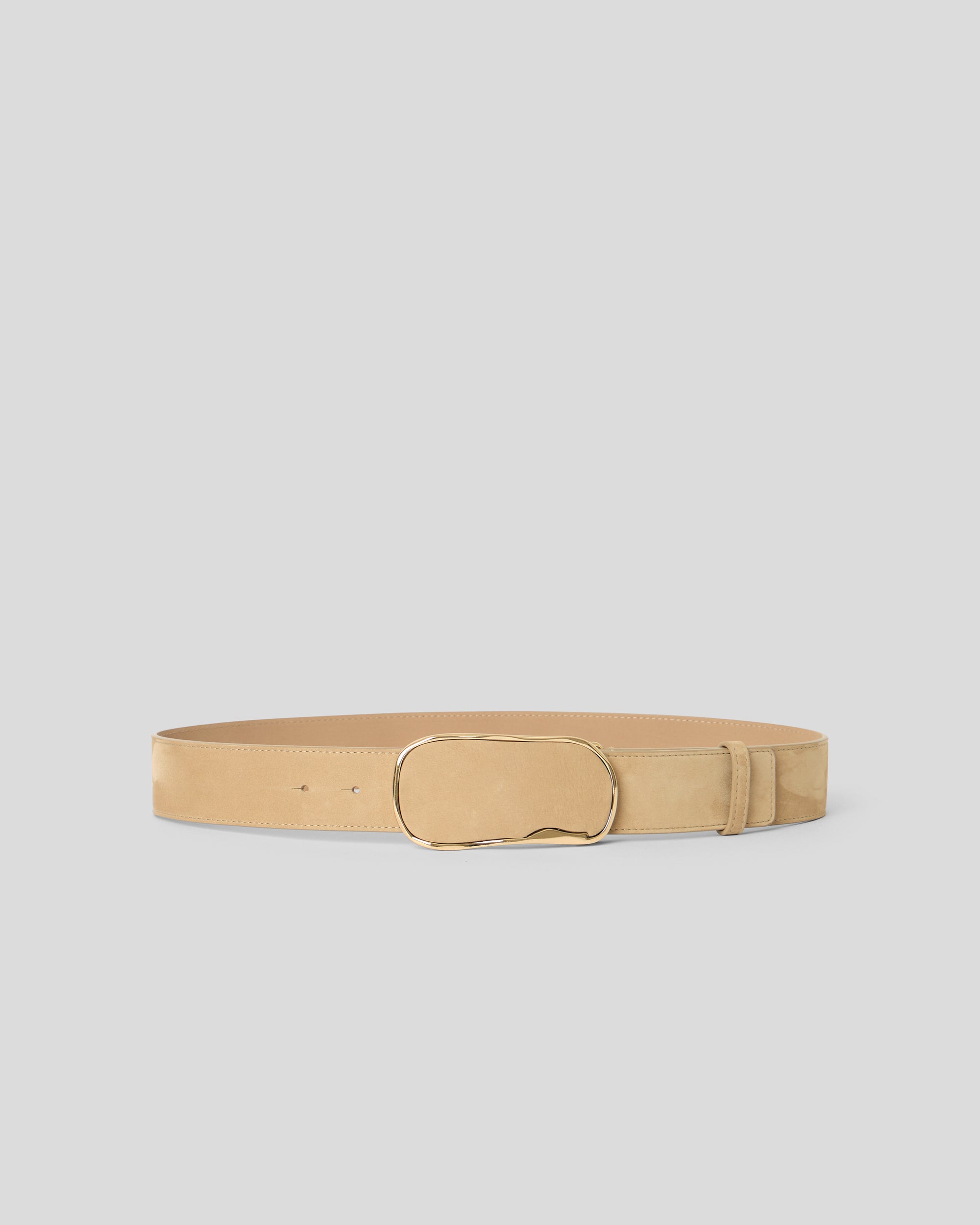 JONAH NUBUCK BELT Macchiato Gold - BELT