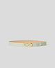 DAPHNE LEATHER BELT Mint Gold - BELT