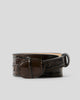 JUNE CROCO LEATHER BELT - BELT