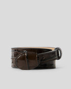 JUNE CROCO LEATHER BELT - BELT