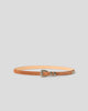 GUNNAR SUEDE BELT Cognac Silver - BELT