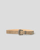 FRANK SUEDE BELT Elephant Silver - BELT