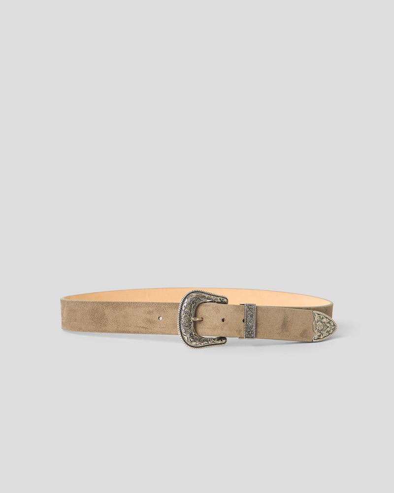 FRANK SUEDE BELT