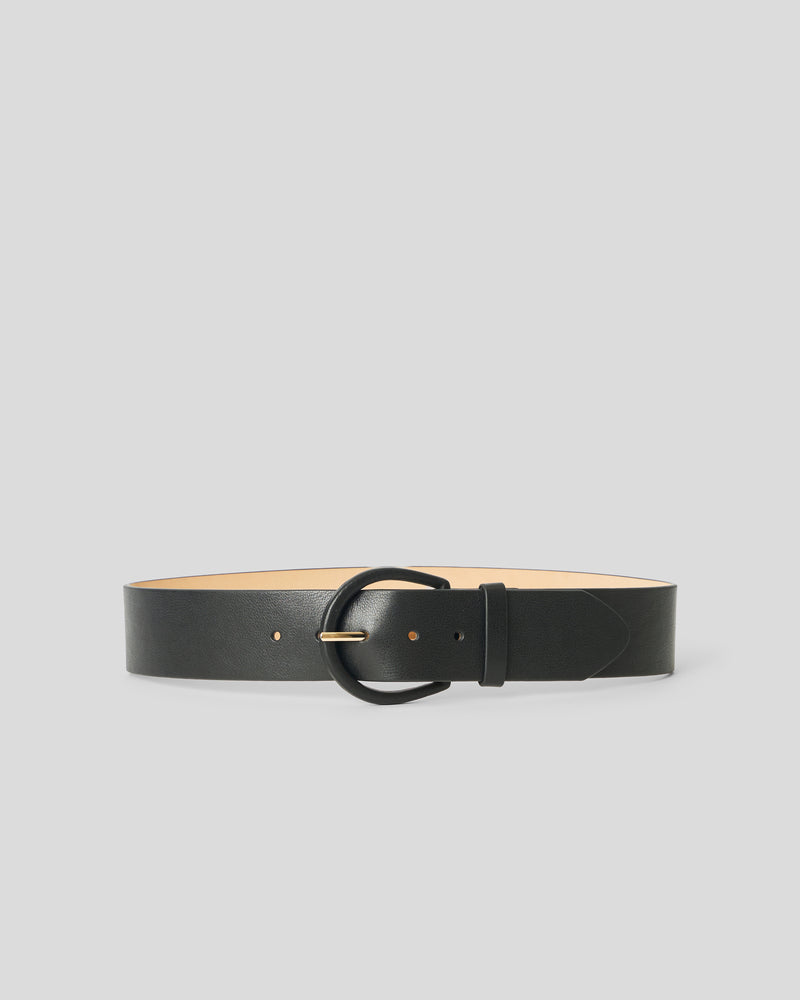 KELLEN LEATHER BELT Black - BELT
