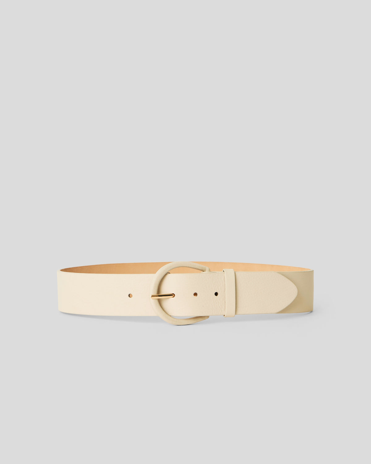 KELLEN LEATHER BELT Bone - BELT