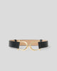 GRANT LEATHER BELT Black Gold - BELT