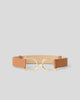 GRANT LEATHER BELT Cuoio Gold - BELT