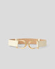 GRANT LEATHER BELT Gesso Gold - BELT