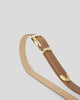 DUKE LEATHER BELT Walnut Gold - BELT