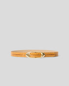 CANDICE CROCO LEATHER BELT - BELT