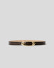 CANDICE CROCO LEATHER BELT - BELT