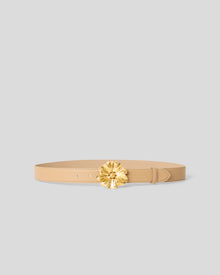 FLORIAN LEATHER BELT Biscuit Gold - BELT