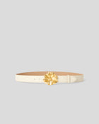 FLORIAN LEATHER BELT Gesso Gold - BELT