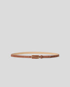 ELODIE NUBUCK BELT Brownie Gold - BELT