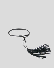 CAROLINE WRAP LEATHER BELT Black - BELT